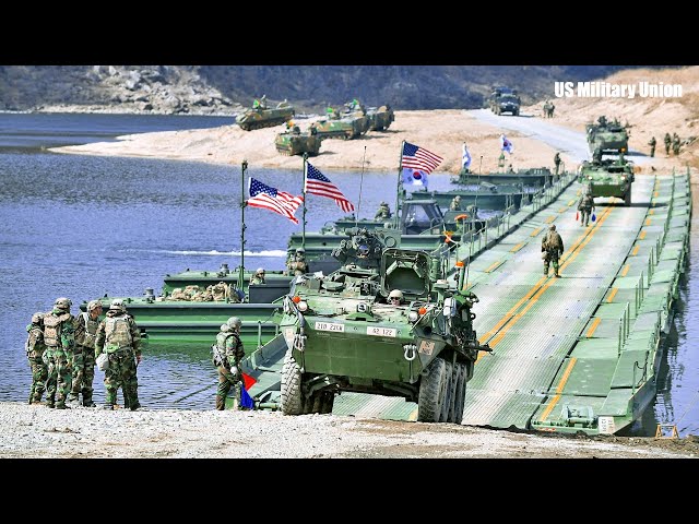 17,000 US troops and 23,000 NATO members from 20 countries cross river to enter Ukraine class=