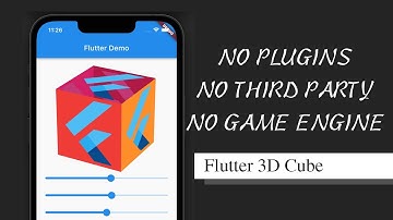 Flutter: make a 3D cube with only built-in widgets