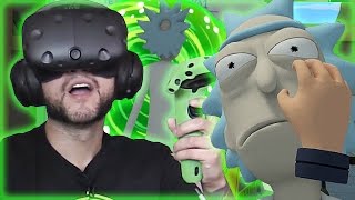 CLONE MORTY - RICK AND MORTY VR Virtual Rick-ality HTC VIVE Part 1