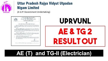 UPRVUNL AE & TG 2 RESULT OUT