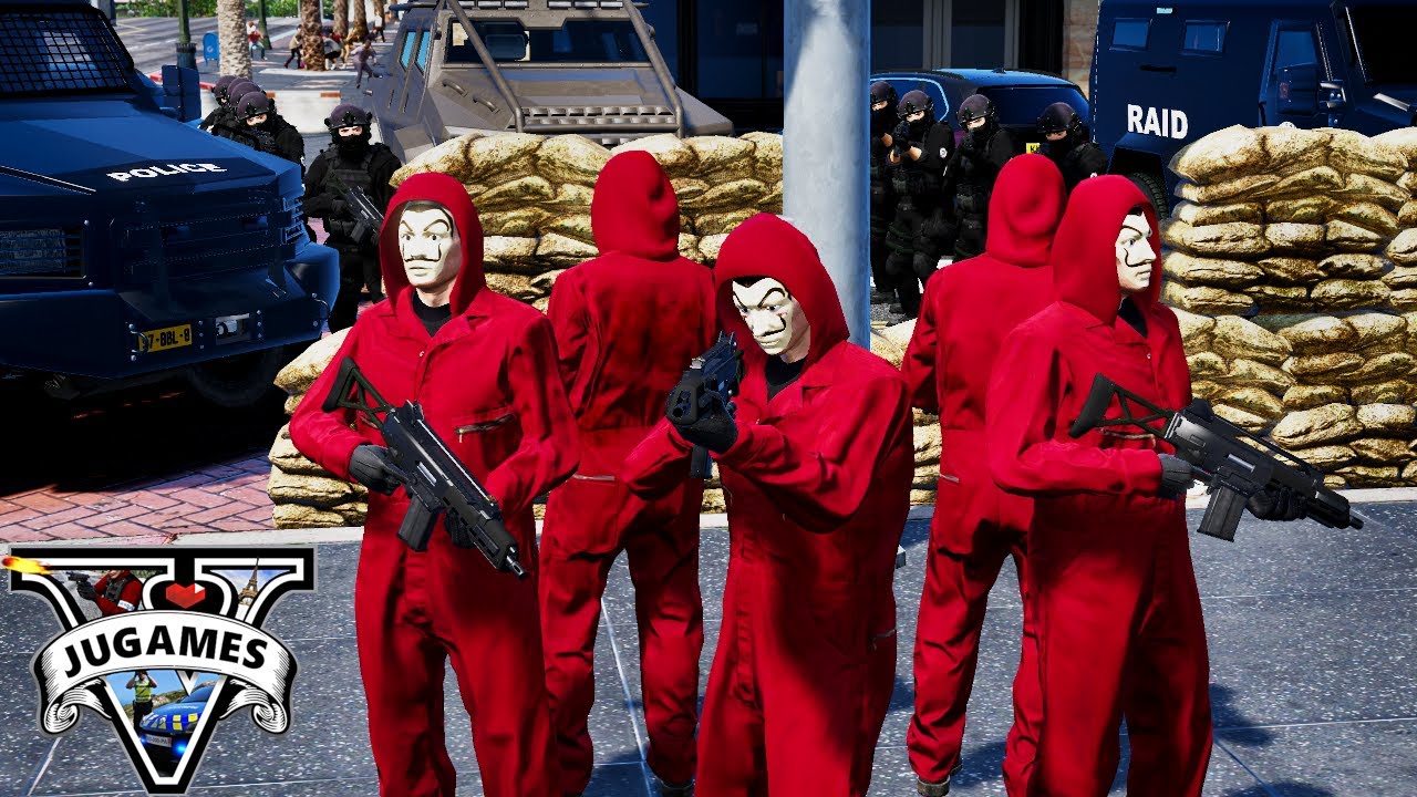 💥BRAQUAGE A LA CASA DE PAPEL💥[GTA 5 MODS]