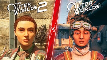 The Outer Worlds 2 vs The Outer Worlds - Direct Comparison! Attention to Detail & Graphics! PC 4K