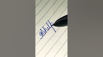 Shilpa in cursive writing #goodhandwriting #shorts #diy #cursive