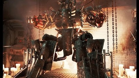 Fallout 4 AHAB Automatron Sentry Bot Companion Montage