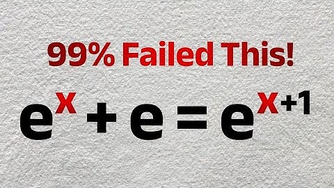 Viral Algebra Challenge: The Exponential Equation Everyone Gets WRONG! - SAT, ACT, A-level Math 