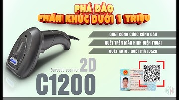 Máy quét mã vạch căn cước công dân, màn hình điện thoại Datamax C1200