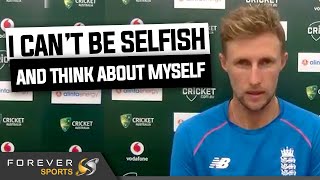 I CANT BE SELFISH AND START THINKING ABOUT MYSELF | Joe Root Press Conference | Forever Cricket