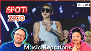 ZICO(지코) Spot! feat JENNIE (Waterbomb Performance Video) | Couples Reaction!
