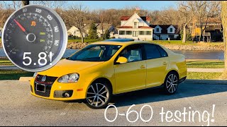 2007 Volkswagen GLI Fahrenheit 0-60! Finally testing LAUNCH CONTROL 2007 Volkswagen Jetta Gli Fahrenheit Edition