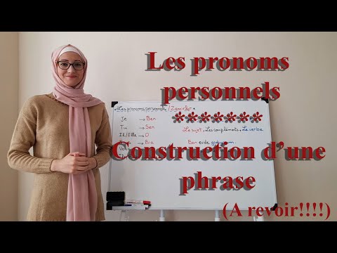 Leçon N09: Les pronoms personnels // Construction d'une phrase !!! ***Apprendre le turc ***