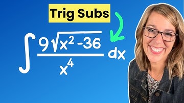 Learn Trig Substitutions the Easy Way | Trig Subs Without Formulas To Memorize
