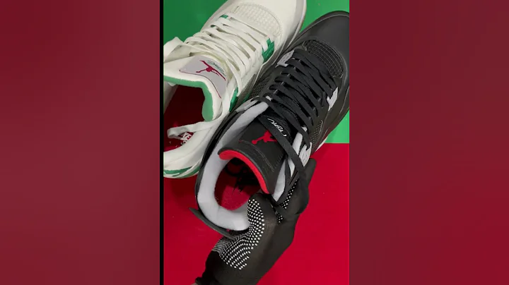 $30 !!! COMPARING J4 BRED RE IMAGINED VS  THE NIKE SB J4 PINE GREEN ! #nike #sneakers #jordan4