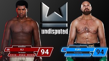 Undisputed (ESBC) | Muhammad Ali Vs. Tyson Fury - DREAM Matchup in RANKED | 2K 60FPS