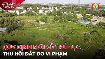 Quy định mới về thủ tục thu hồi đất do vi phạm | Tin tức