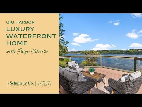 1103 Aqua vista Dr NW, Gig Harbor, WA home video tour