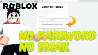 How To Reset Your Roblox Password Without Email (2023) - Get Your Roblox Account Back (Working)