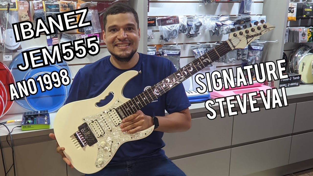 Ibanez JEM555 White Steve Vai シグネチャーモデル Ibanez JEM555 White Steve Vai シグネチャーモデル - メルカリ