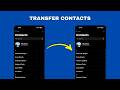 How to transfer contacts from iPhone to iPhone with iCloud