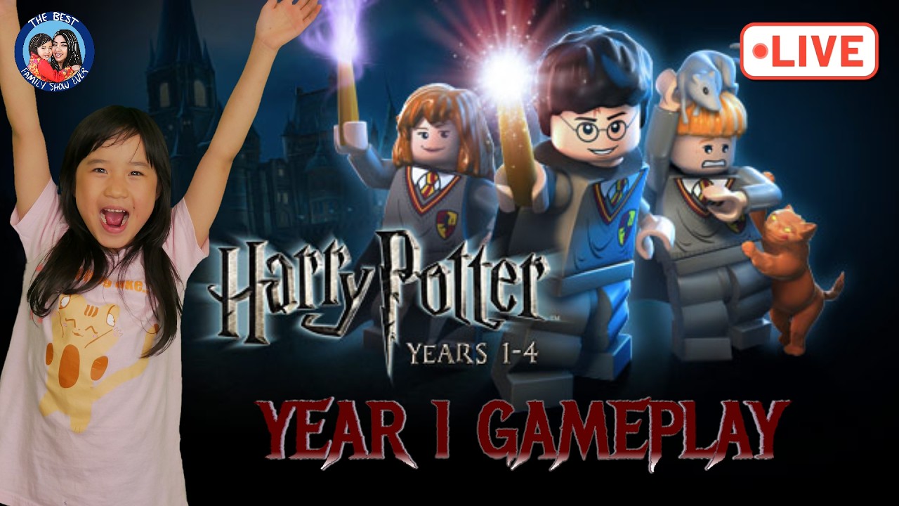 LEGO Harry Potter Year 1 FULL Gameplay LIVE! 🧙‍♂️ Hogwarts Adventure with Ella & Mommy