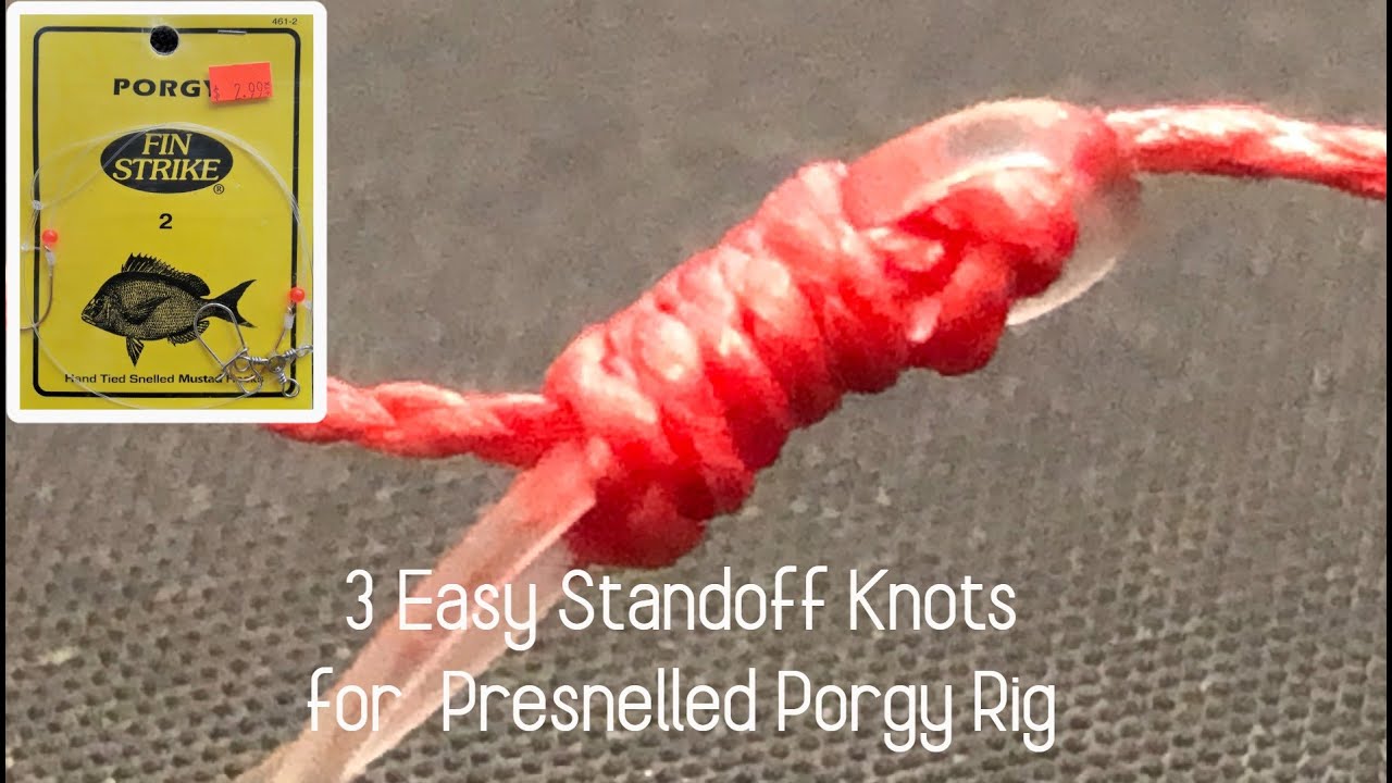 3 Easy Ways to Tie a Presnelled Fishing hook to the Main line. Ep