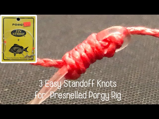 3 Easy Ways to Tie a Presnelled Fishing hook to the Main line. Ep. 128 