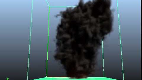 Maya fluid explosion playblast progress01