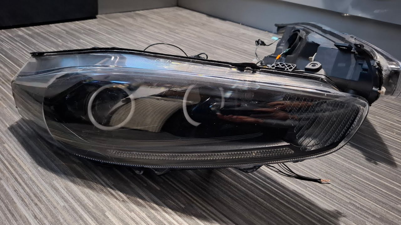 42 - headlight upgrade with black internals, dual halo's, LSD lights ...