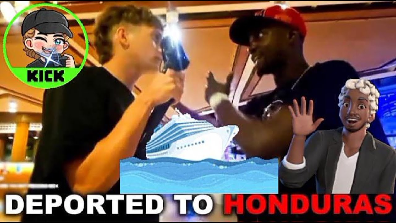 Kick Streamers Get Kicked Off Of Cruise Ship For Being A Nuisance - YouTube