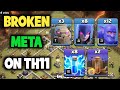 Zap Bowitch Broken META on Th11 | Golem Bowler Witch With Zap Quake Th11 Attack Strategy