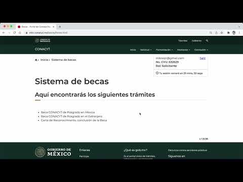 Tutorial Monitoreo BECA CONACyT sin audio