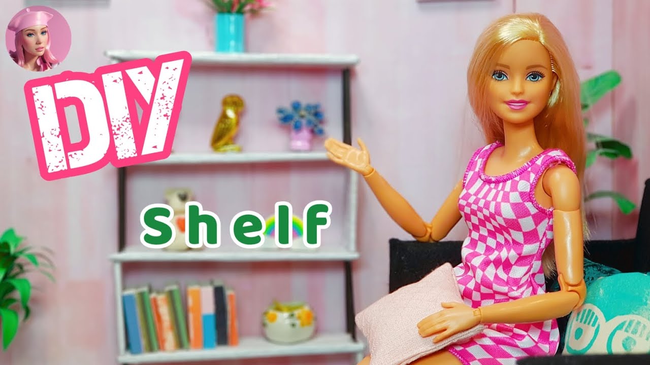 DIY How to make a miniature shelf for dollhouse out of cardboard | easy ...