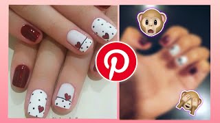 Intenté recrear un diseño de uñas que encontré en Pinterest y así quedó — Soy Michellity