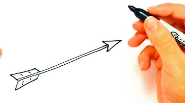 How to draw an Arrow | Arrow Easy Draw Tutorial