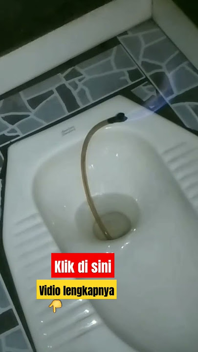 cara mengatasi wc mampet pada kloset jongkok #tutorial