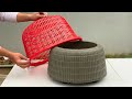 Making HANDMADE Flower Pot In Cement