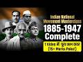 Indian National Movement (1885-1947) in 1 Shot | 50 Deadliest Examiner Traps 🛑 | BPSC / UPSC | CORE