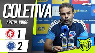 COLETIVA ARTUR JORGE | AO VIVO | Internacional x Cruzeiro - Brasileirão 2026