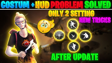 How To Custom HUD Automatic Reset Problem Solved | FF Max Custom HUD Delete Problem Solved 2022