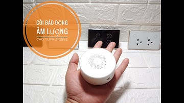 CÒI BÁO ĐỘNG ÂM LƯỢNG CAO TUYA ZIGBEE. Thích hợp an ninh và cảnh báo. #Tuya#Smarthome.