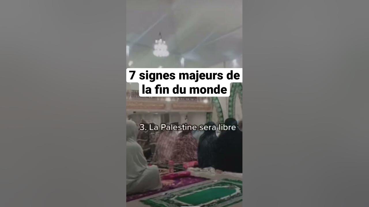7 signes majeurs de la fin du monde.. shorts repost tiktok rappels_islam YouTube