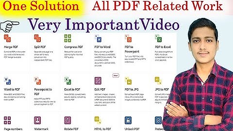 Best Free Online PDF Editor | PDF Ko Lock Kaise Kare |How To Use I Love Pdf In Hindi| i love pdf
