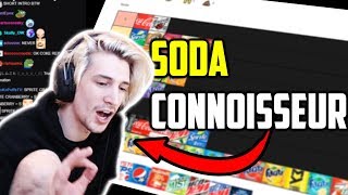 xQc's Soda Tier List | What's the Best and Worst Soda?