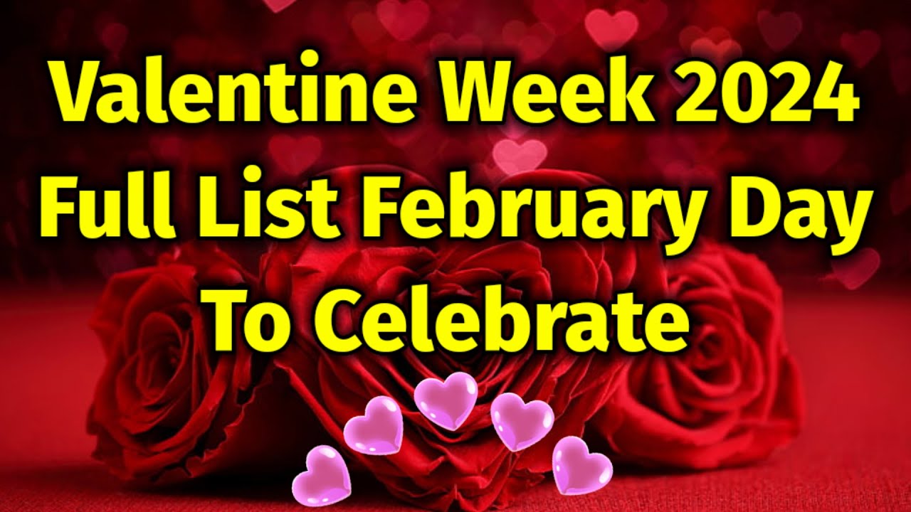 Valentine week list 2023 ♥Valentine gifts♥Valentines week days list♥14 Feb valentine day status
