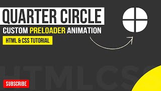 How to Make a Custom Preloader Using HTML & CSS Only | CSS Page Loading Animation Using CSS