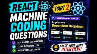 Reactjs practical Interview questions - Part 2