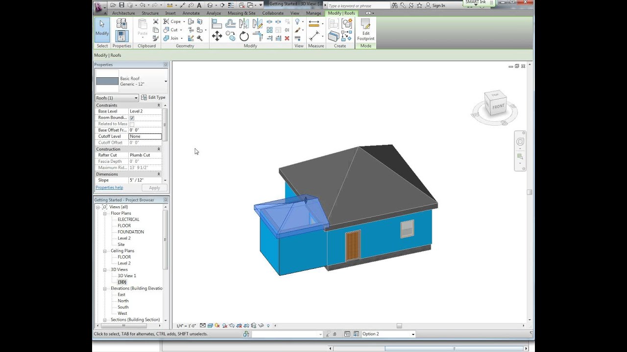 Revit tutorial creating Design options - YouTube
