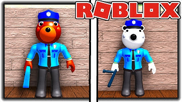 How to get the "BEST FRIENDS" BADGE + POLICE DOGGY and POLEY MORPH/SKIN in PIGGY RP - 2 [ROBLOX]