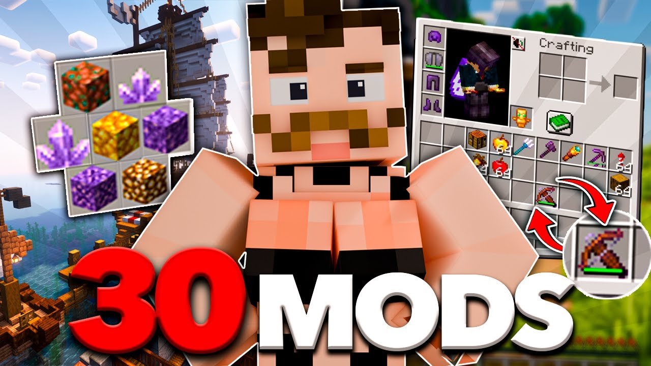 These 30 Mods WILL UPGRADE YOUR MINECRAFT | MODS REVIEW