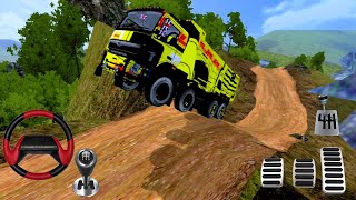 Indian Offroad 18 Wheeler Bharat Benz Truck  Driving Challenge For Bus Simulator Indonesia Off Road screenshot 5