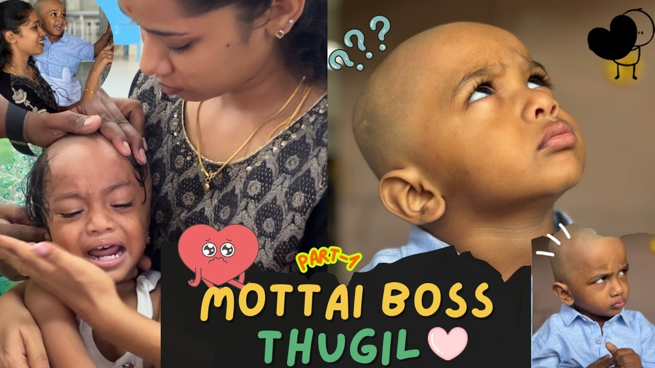 அத்தை மடியில் மொட்டை❤️✨ part 1/Thugil’s 2nd Mottai at Bannari Amman Temple 🙏